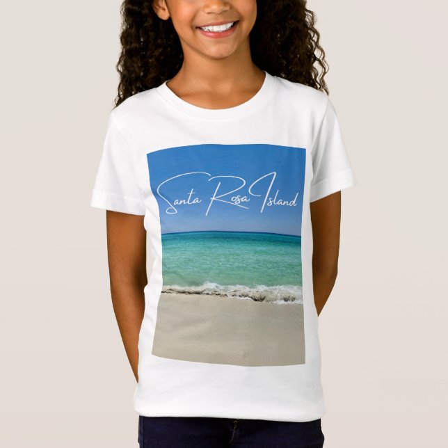 Santa Rosa Island Girls Graphic T - Shirt Jersey (Vorderseite)