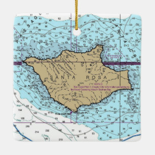 Santa Rosa Island Keramikornament