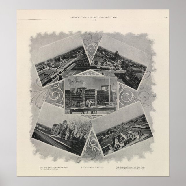 Santa Rosa, Kalifornien 6 Poster (Vorne)