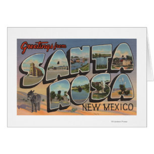 Santa Rosa, New Mexiko - große Buchstabe-Szenen