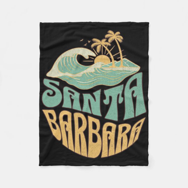 Santa Rra  Fleecedecke (Vorderseite)