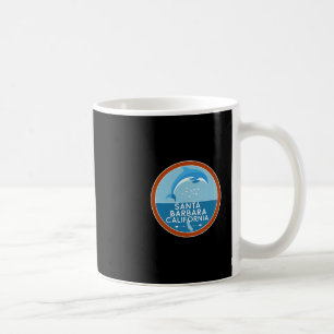 Santa Rra Kalifornien Delfin Ca Urlaubs-Souvenir  Kaffeetasse