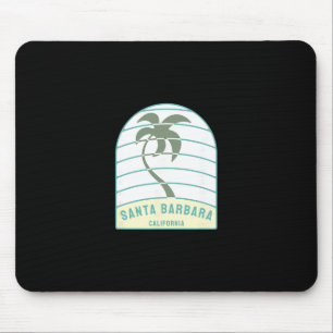 Santa Rra Strand Kalifornien Palme Ca Urlaub Mousepad
