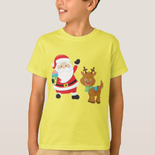 Santa Rudolph, die Rotnasen-Reindeer-Weihnachten T-Shirt