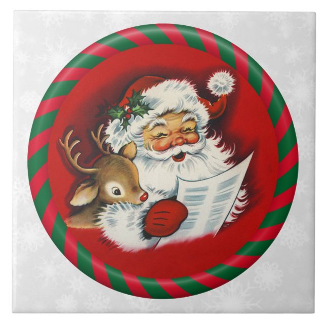 Santa & Rudy Vintag Tile Fliese (Vorderseite)