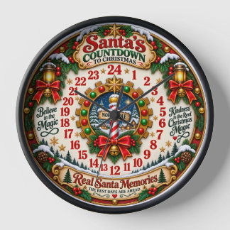 Santa’s Countdown-Weihnachtsuhr Uhr