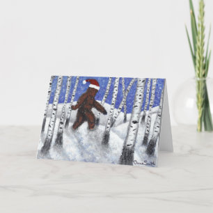 Santa S Feiertagskarte
