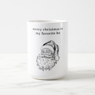 Santa’s Lieblings-„Ho“-Weihnachtskarte Kaffeetasse