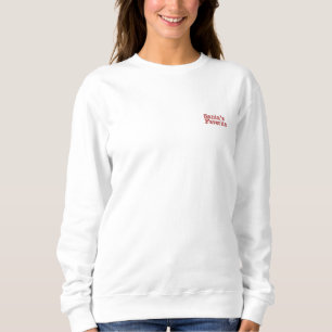 Santa’s Lieblings-Weihnachtsmode – Einzigartiges G Besticktes Sweatshirt