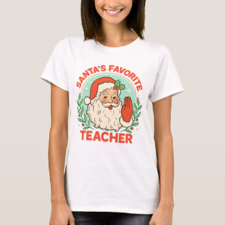 Santa’s Lieblingslehrer Weihnachten T-Shirt