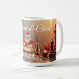 Santa’s Next Move – Funny Chess Christmas Mug for  Kaffeetasse