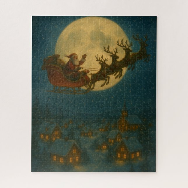 Santa’s Sleigh Flight – Moonlit Christmas Eve  (Vertikal)