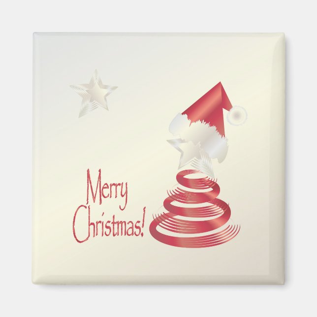 Santa s Tree Magnet (Vorne)