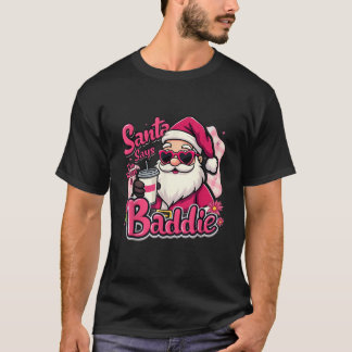 Santa sagt, ich bin ein Baddie Groovy Santa Matchi T-Shirt