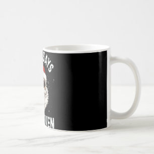 Santa sagt sechs sieben Meme Weihnachten 6 7 Junge Kaffeetasse