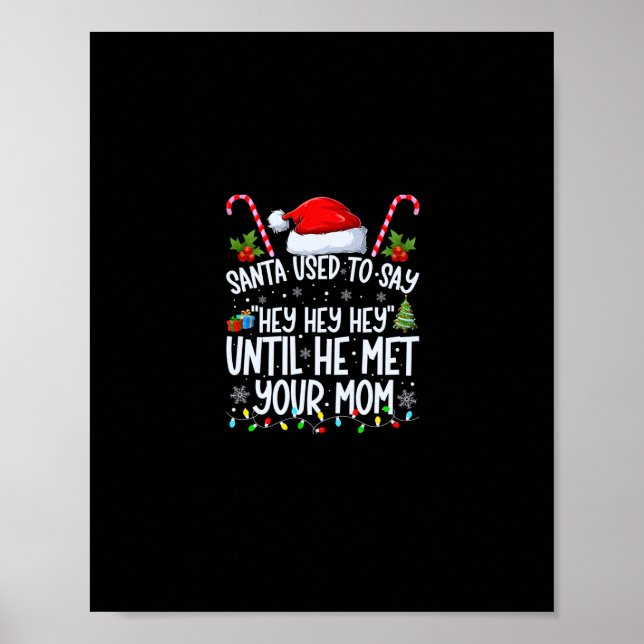 Santa sagte "hey hey hey" bis er poster (Vorne)