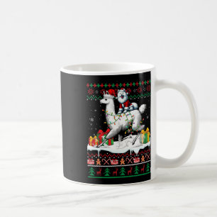 Santa Samoyed Riding Llama Weihnachtssüßer Lover Kaffeetasse