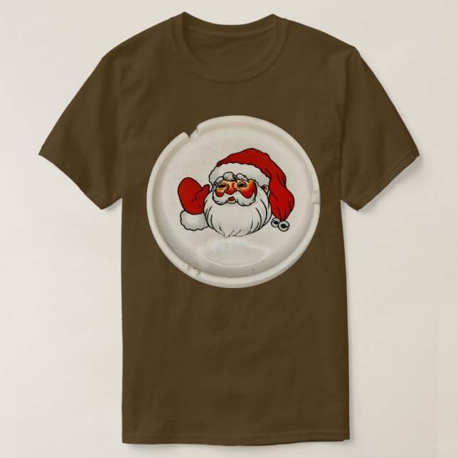 Santa Says Hi Ashtray T-Shirt (Design vorne)