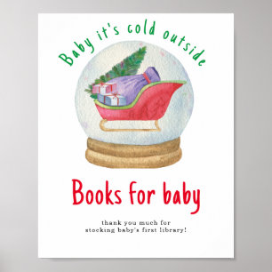 Santa-Schlitten - Bücher für Baby Poster