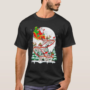 Santa-Schlitten-Rentier-Ragdoll-Katzen-Weihnachten T-Shirt