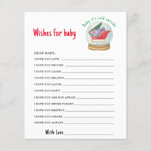 Santa-Schlitten - Wünsche für Baby