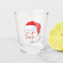 Santa-Schuss mit Santa-Hut und Quaste