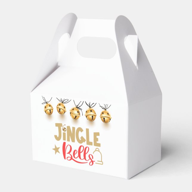 Santa Secret Jingle Bells Gefallen Geschenkboxen Geschenkschachtel (Vorderseite)