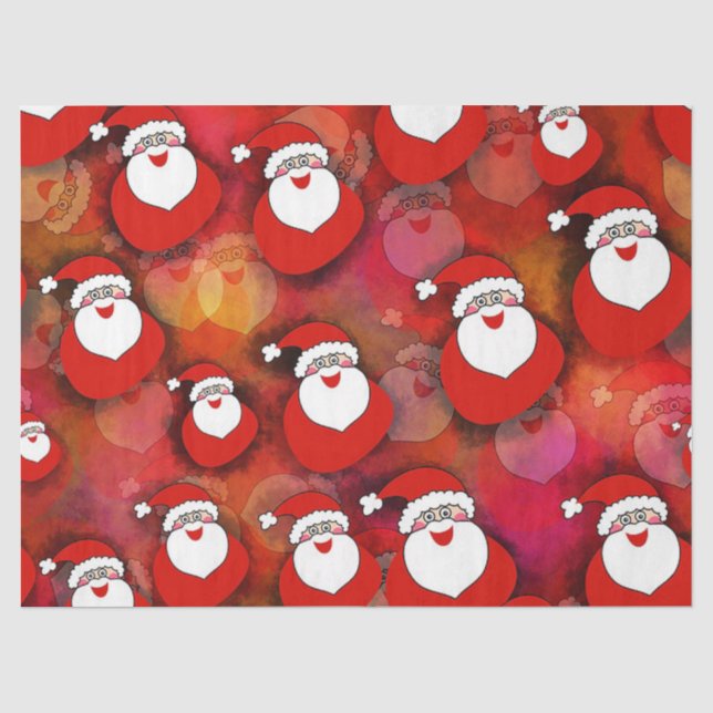 Santa Seidenpapier (Vorderseite)