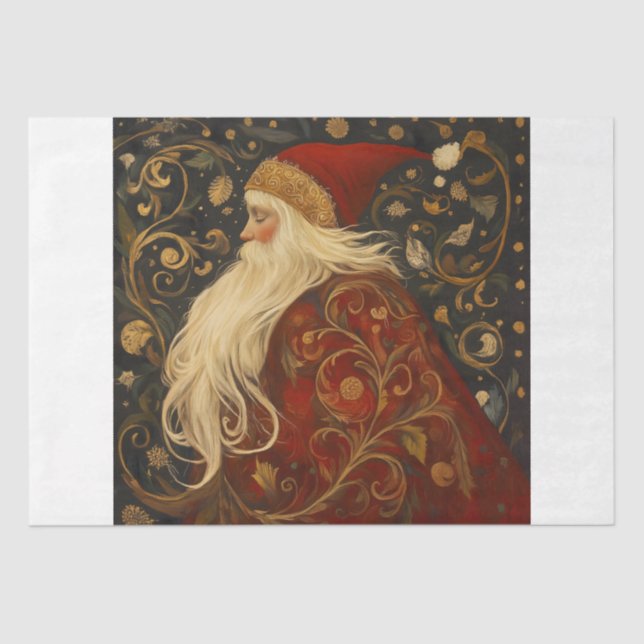 Santa Seidenpapier (Vorderseite)