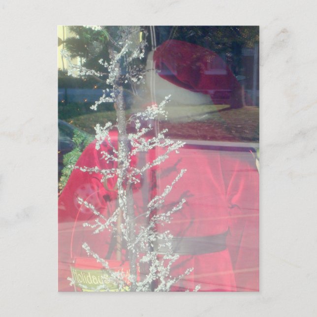 Santa Sighting Feiertagspostkarte (Vorderseite)