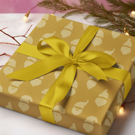 Santa Silhouette Modern Monoton Weihnachten Geschenkpapier