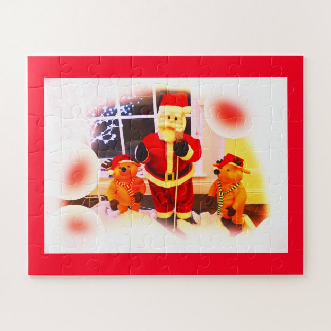 Santa singend (Horizontal)