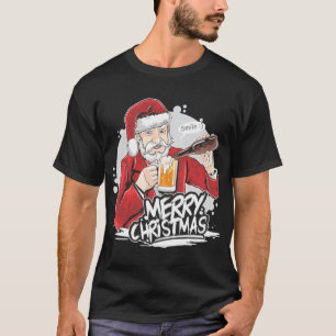 Santa Sips a Biere T-Shirt
