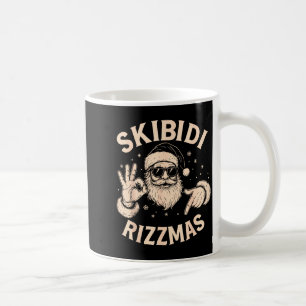 Santa Six Seven Meme 67 Händezeichen Rizz Skibidi  Kaffeetasse