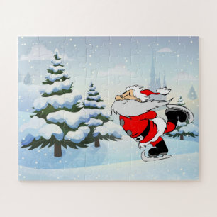 Santa Skaten am Nordpol