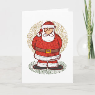 Santa Sketch Feiertagskarte