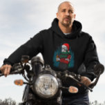 Santa Skull Beer Christmas Dude Chilling Funny Hoodie<br><div class="desc">Santa Skull Beer Christmas Dude Chilling Funny Hoodie</div>
