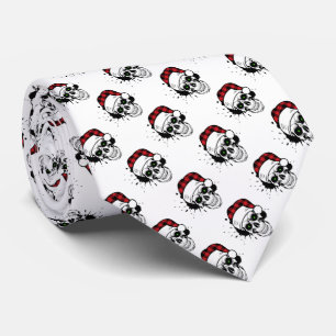 Santa Skulls Neck Tie Krawatte