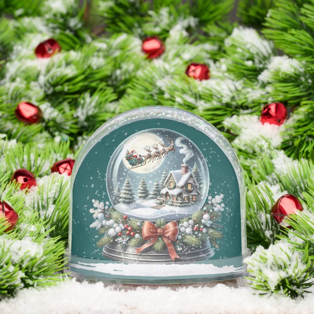 Santa Sleigh Reiten im Snow Globe Wonderland Schneekugeln (Weihnachten)