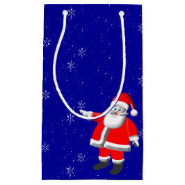 Santa Snow-Geschenktasche Kleine Geschenktüte
