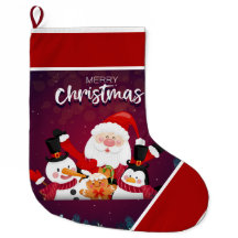 Santa ,Snowman Pinguin große Weihnachtsfeier Strum