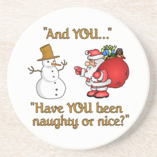 Santa & Snowman Untersetzer