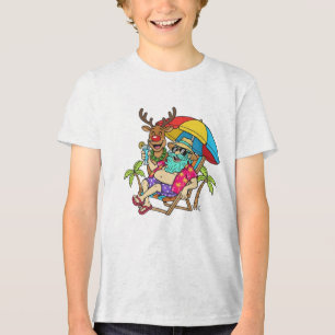 Santa Sommer Tri-Blend Shirt