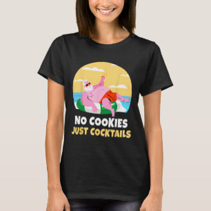 Santa Sommer Weihnachten im Juli Xmas Schwanz Stra T-Shirt