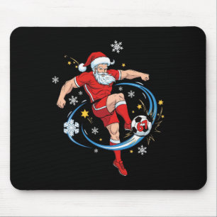Santa-Sonnenbrille-Kostüm sechs sieben Weihnachten Mousepad