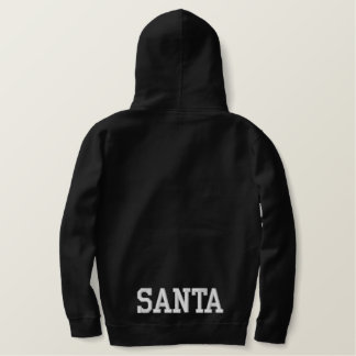 SANTA Spaß- und Spielschrift Bestickter Hoodie