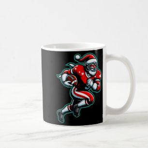 Santa spielt American Football Weihnachten Frauen Kaffeetasse
