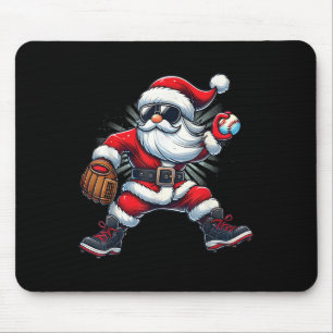 Santa spielt Baseball als Lehrer Jungen Kinder Jug Mousepad