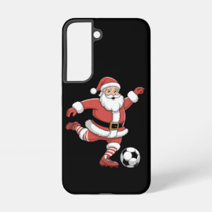 Santa spielt Fußball Weihnachten Sport Samsung Galaxy Hülle