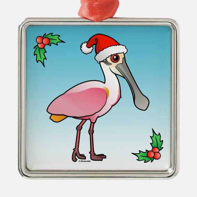 Santa Spoony Ornament Aus Metall (Vorne)